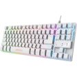 Teclado Gaming com Fios Trust Thado GXT833W- TKL - Branco For Cheap