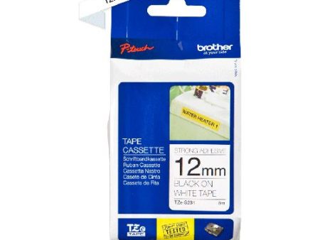 Fita Laminada Brother TZeS231 - 12mm x 8m For Discount