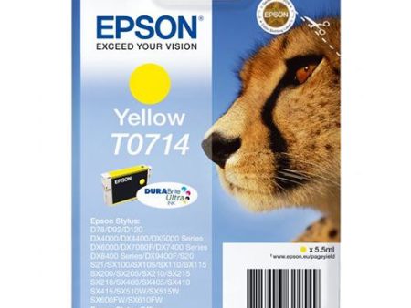 Tinteiro Epson T0714 - C13T07144012 - Amarelo Hot on Sale