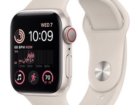 Apple Watch SE GPS 40mm - Cellular - Alumínio Luz das Estrelas | Bracelete Desportiva Luz das Estrelas For Cheap