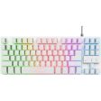 Teclado Gaming com Fios Trust Thado GXT833W- TKL - Branco For Cheap