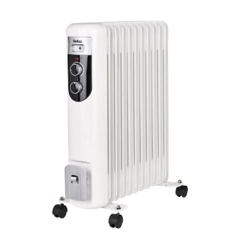 Aquecedor de Óleo Beltax BOH-1126 | 11 Elementos | 2500 W | Branco Online Sale