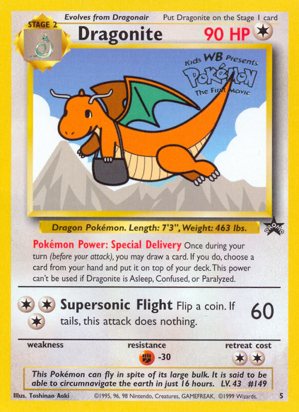 Dragonite (5) [Wizards of the Coast: Black Star Promos] Online Sale