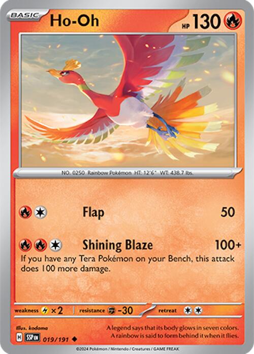 Ho-Oh (019 191) [Scarlet & Violet: Surging Sparks] Cheap