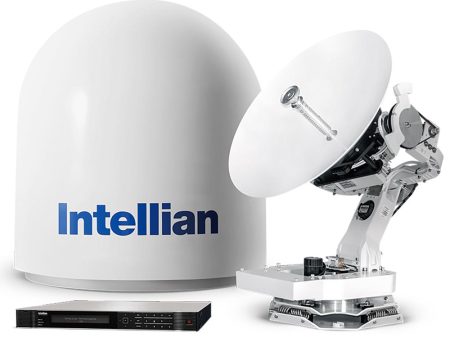 Intellian V65 Ku-Band w 65CM (23 6 ) Reflector, X-pol and Co-pol, NJRC  4W Extended BUC & PLL LNB - VG-650-BUW Online Sale