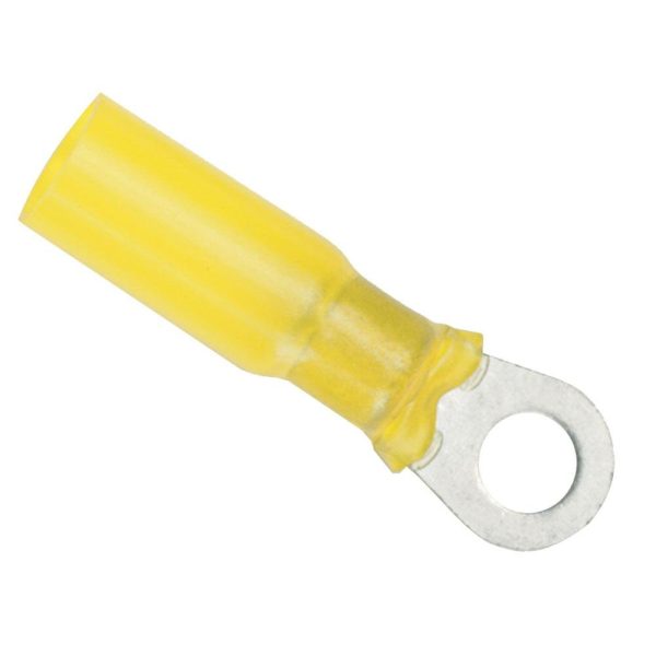 Ancor 12-10 Gauge - #8 Heat Shrink Ring Terminal - 25-Pack - 312225 For Discount