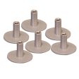 Weld Mount Stainless Steel Standoff 1.25  Base  1 4  x 20 Thread .75    Tall - 6-Pack - 142012304 For Discount