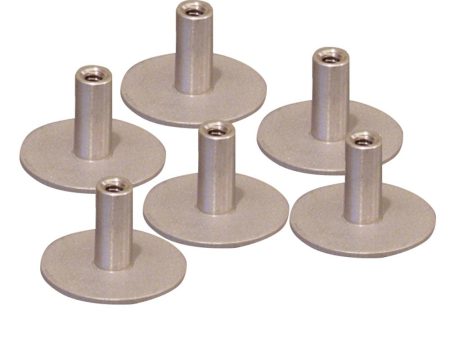 Weld Mount Stainless Steel Standoff 1.25  Base  1 4  x 20 Thread .75    Tall - 6-Pack - 142012304 For Discount