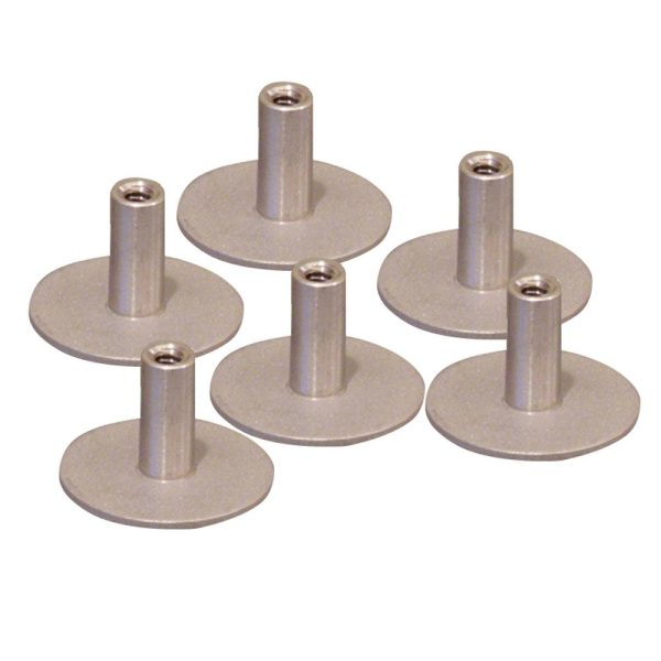 Weld Mount Stainless Steel Standoff 1.25  Base  1 4  x 20 Thread .75    Tall - 6-Pack - 142012304 For Discount