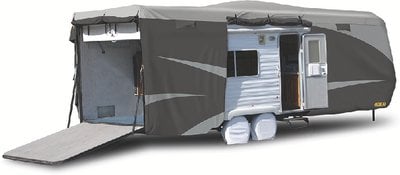 Adco - Toy Hauler Designer Series SFS Aqua Shed Top Gray Polypropylene Sides - 52271 Supply