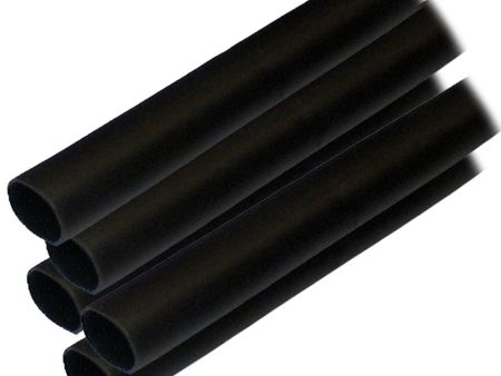 Ancor Adhesive Lined Heat Shrink Tubing (ALT) - 1 2  x 12  - 5-Pack - Black - 305124 Online now