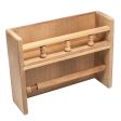 Whitecap Teak Paper Towel Holder w Spice Rack - 62446 on Sale