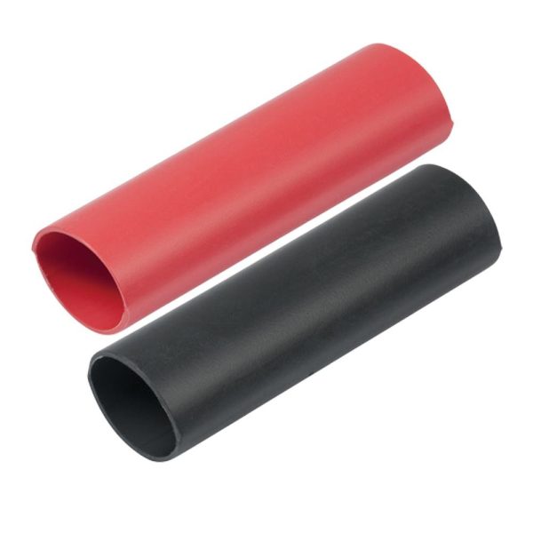 Ancor Heavy Wall Heat Shrink Tubing - 3 4  x 3  - 2-Pack - Black Red - 326202 Cheap