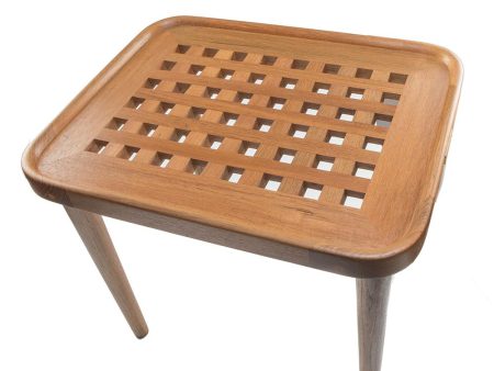 Whitecap Teak Cockpit Grate End Table - 60020 Hot on Sale