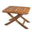 Whitecap Teak Small Adjustable Slat Top Table - 60028 For Discount