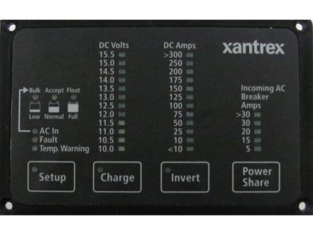 Xantrex Heart FDM-12-25 Remote Panel, Battery Status & Freedom Inverter Charger Remote Control - 84-2056-01 on Sale