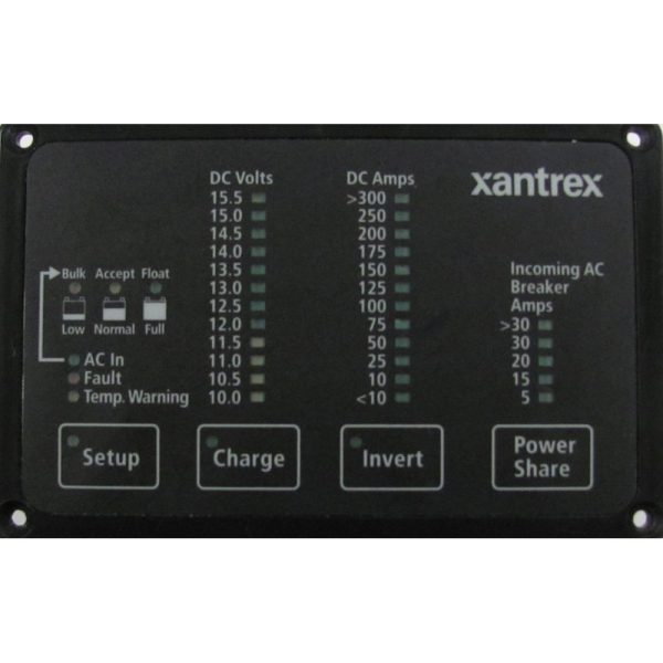 Xantrex Heart FDM-12-25 Remote Panel, Battery Status & Freedom Inverter Charger Remote Control - 84-2056-01 on Sale