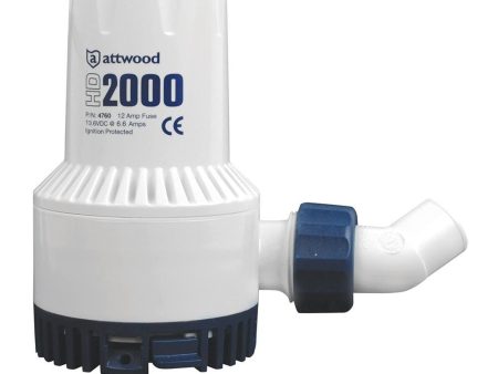 Attwood Heavy-Duty Bilge Pump 2000 Series - 12V - 2000 GPH - 4760-4 Online Sale