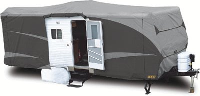 Adco Products Inc -  Travel Trailer Designer Series Rv Cover, Gray Sfs Aquashed Top gray Polypropylene Sides - 52240 on Sale