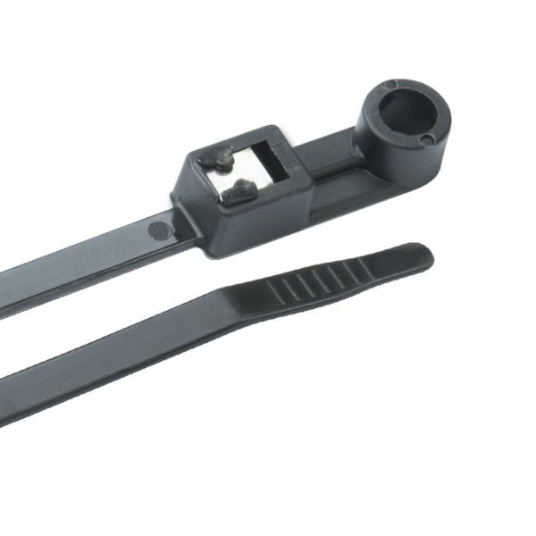 Ancor Mounting Self-Cutting Cable Ties - 8  - UV Black - 199301 Sale