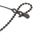 Ancor Reusable Beaded Cable Ties - 8  - Black - 199287 Hot on Sale