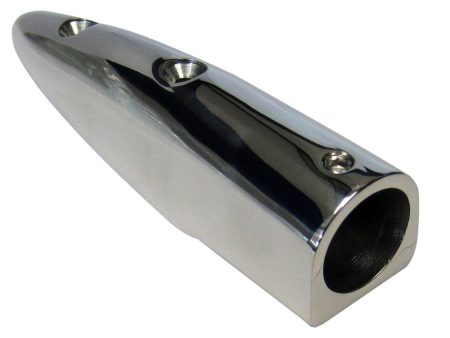 Whitecap 5-1 2 Rail End (End-In) - 316 Stainless Steel - 7 8  Tube O.D. - 6049C Discount