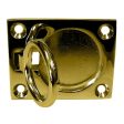 Whitecap Flush Pull Ring - Polished Brass - 2  x 2-1 2  - S-3362BC For Sale