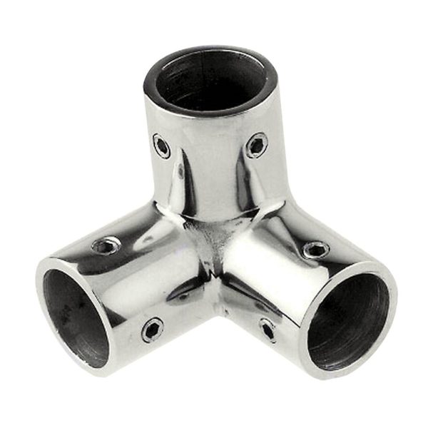 Whitecap 7 8  O.D. SS 3-Way Corner Fitting - 6046C Sale