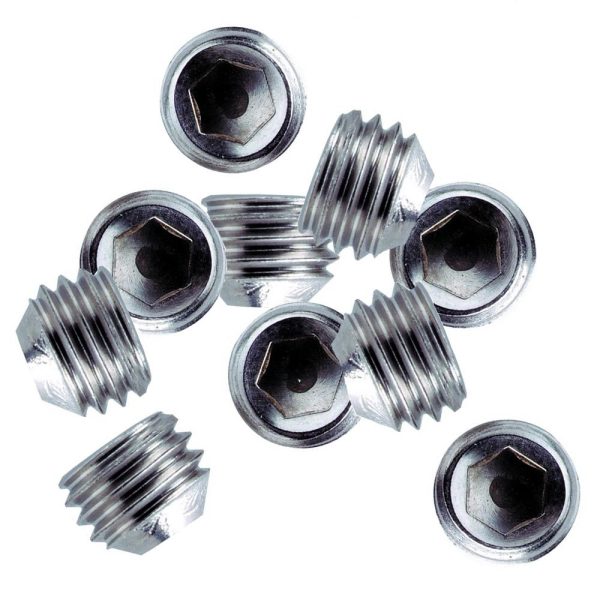 Whitecap 1 4 -28 Thread SS Set Screws - 10 Pack - 6249C Supply