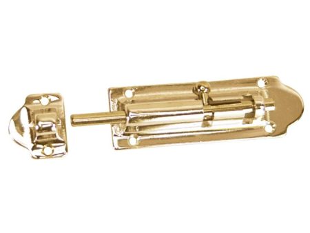 Whitecap Barrel Bolt - Polished Brass - 4  - S-586BC Cheap