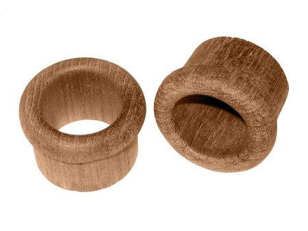 Whitecap Teak Finger Pull - 1  Barrel Length - 2 Pack - 60146-A Online Hot Sale