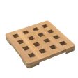 Whitecap Teak Small Square Trivet - 6  - 62420 Online Sale