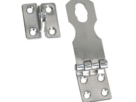 Whitecap Fixed Safety Hasp - 304 Stainless Steel - 1  x 3  - S-4052C Online Sale