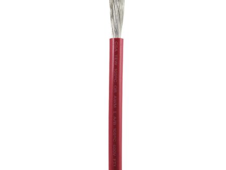 Ancor Red 1 AWG Battery Cable - Sold By The Foot - 1155-FT Hot on Sale