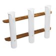 Whitecap Teak 3-Rod Tournament Storage Rack - 63449 Fashion