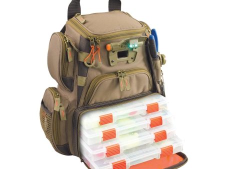 Wild River RECON Lighted Compact Tackle Backpack w 4 PT3500 Trays - WT3503 Online Sale