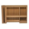 Whitecap Teak Dish Cup Paper Towel Rack - 62402 Fashion