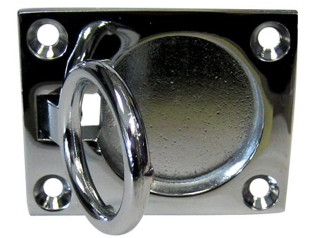 Whitecap Flush Pull Ring - CP Brass - 2  x 2-1 2  - S-3362C For Sale