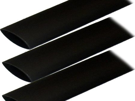 Ancor Adhesive Lined Heat Shrink Tubing (ALT) - 1  x 6  - 3-Pack - Black - 307106 on Sale