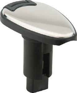 Attwood LightArmor Plug-In Base - 3 Pin - Stainless Steel - Teardrop - 910T3PSB-7 Online now