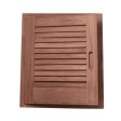 Whitecap Teak Louvered Door & Frame - Left Hand - 15  x 15  - 60723 Online