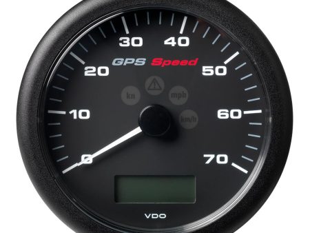 VDO Marine 4-1 4  (110MM) ViewLine GPS Speedometer 0-70 KNOTS KMH MPH - 8 to 16V Black Dial & Bezel - A2C59501781 Online now