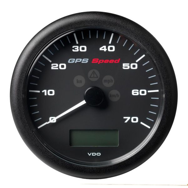 VDO Marine 4-1 4  (110MM) ViewLine GPS Speedometer 0-70 KNOTS KMH MPH - 8 to 16V Black Dial & Bezel - A2C59501781 Online now