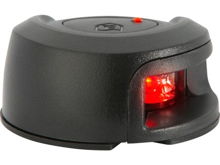 Attwood LightArmor Deck Mount Navigation Light - Black Composite - Port (red) - 2NM - NV2012PBR-7 Hot on Sale