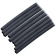 Ancor Adhesive Lined Heat Shrink Tubing (ALT) - 3 16  x 12  - 10-Pack - Black - 302124 Discount