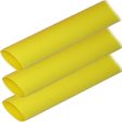 Ancor Adhesive Lined Heat Shrink Tubing (ALT) - 1  x 6  - 3-Pack - Yellow - 307906 Fashion