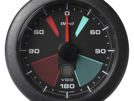 VDO Marine 3-3 8  (85MM) OceanLink Apparent True Wind Angle Gauge - Black Dial & Bezel - A2C1957400001 For Sale