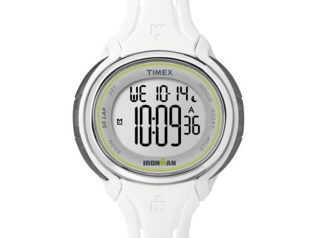 Timex Ironman Sleek 50-Lap Mid-Size Watch - White - TW5K90700 Supply