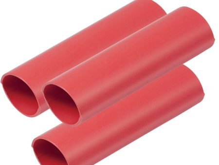 Ancor Heavy Wall Heat Shrink Tubing - 3 4  x 12  - 3-Pack - Red - 326624 Online now