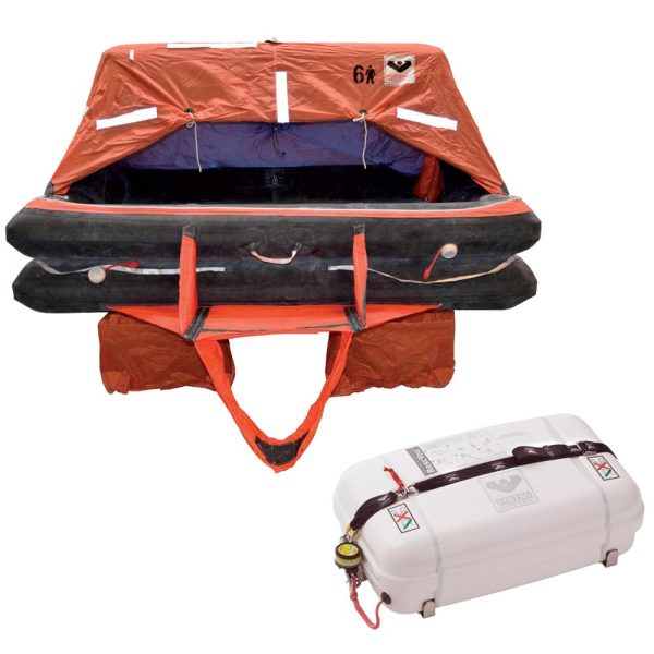 VIKING Coastal Life Raft 6 Person Low Profile Container - L006CL0015ACI Online Hot Sale